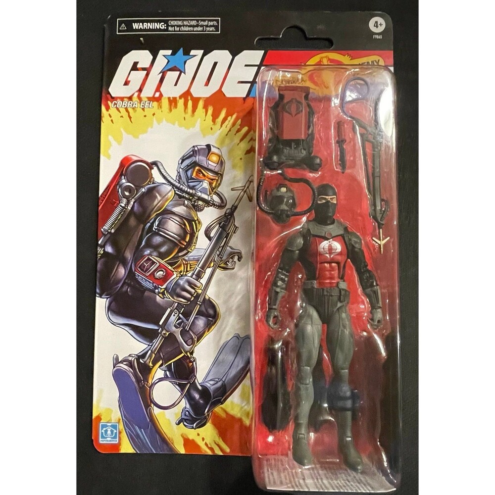 NEW G.I. JOE COBRA EEL 6" ACTION FIGURE CARDBACK F9865